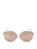 Fendi Rose Gold Frame Sunglasses.