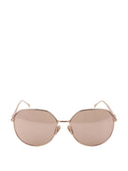 Fendi Rose Gold Frame Sunglasses.