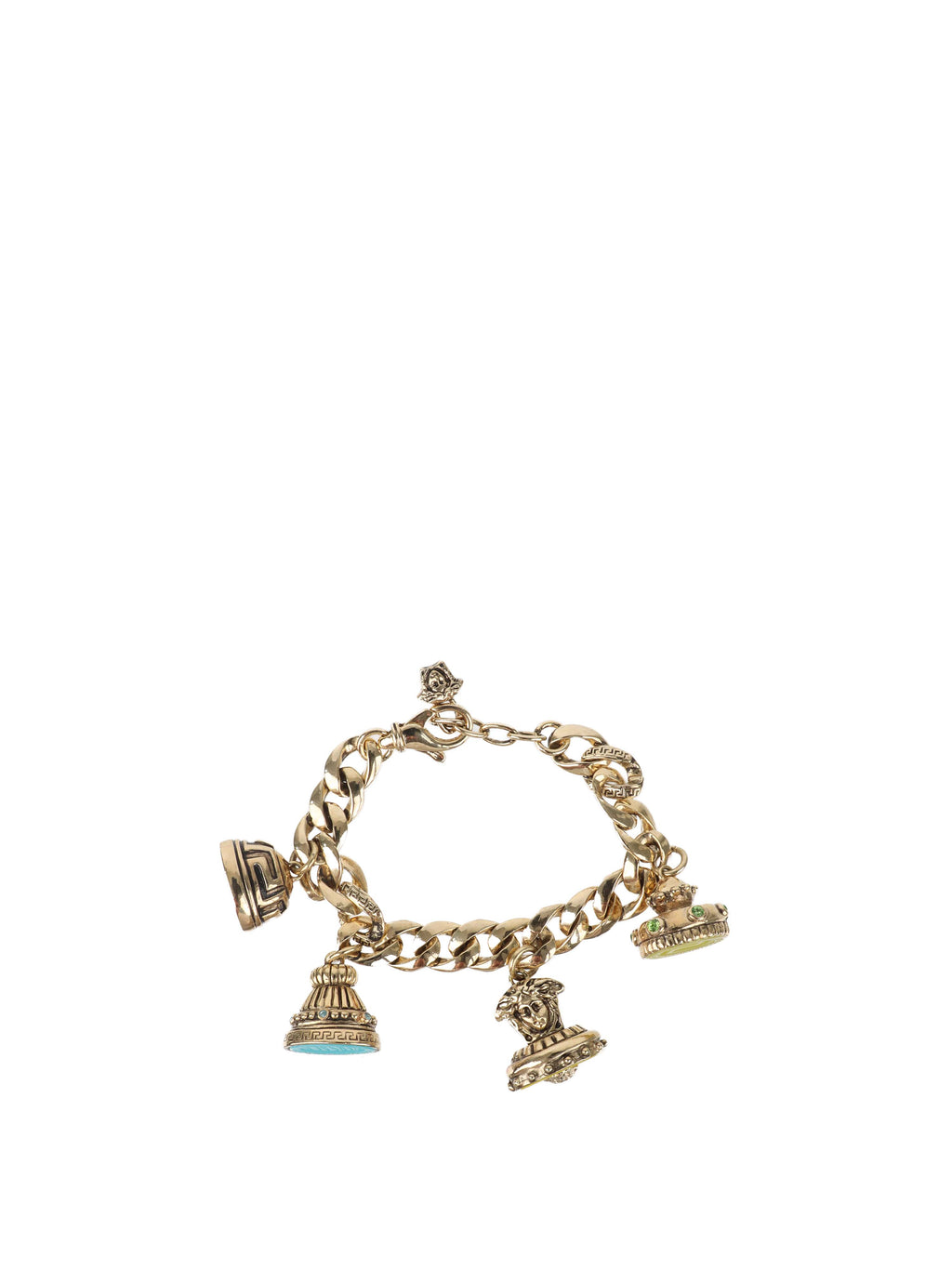 Versace Vintage Four Colours Fobs Bracelet.