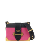 Prada Pink Cahier Leather Crossbody Bag.