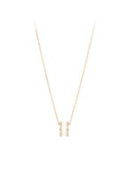 Bvlgari Rose Gold Diamonds White Ceramic B.Zero1 Necklace