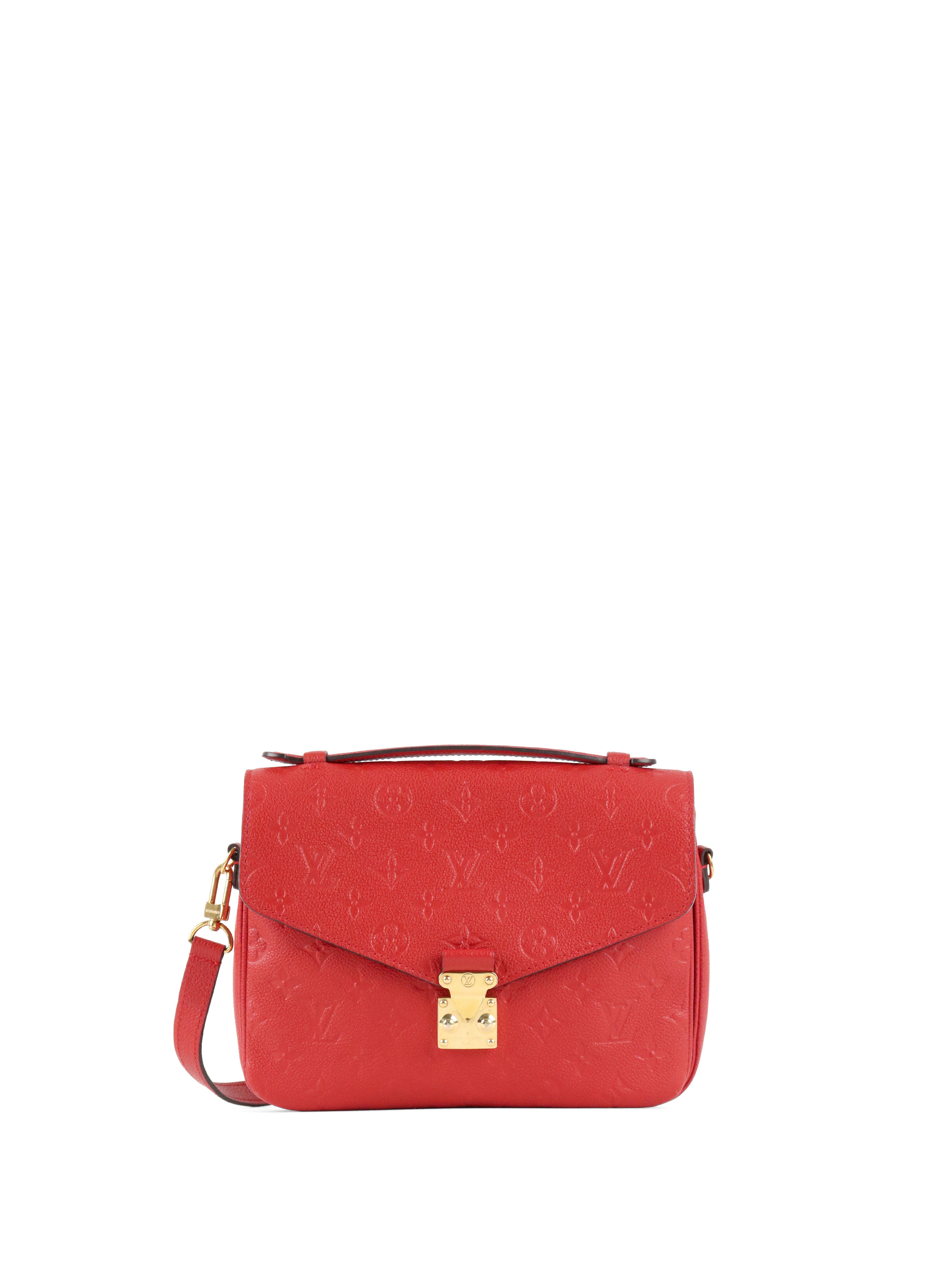 Louis Vuitton Red Monogram Empriented Metis Bag