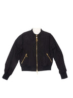Louis Vuitton Black Bomber Jacket.