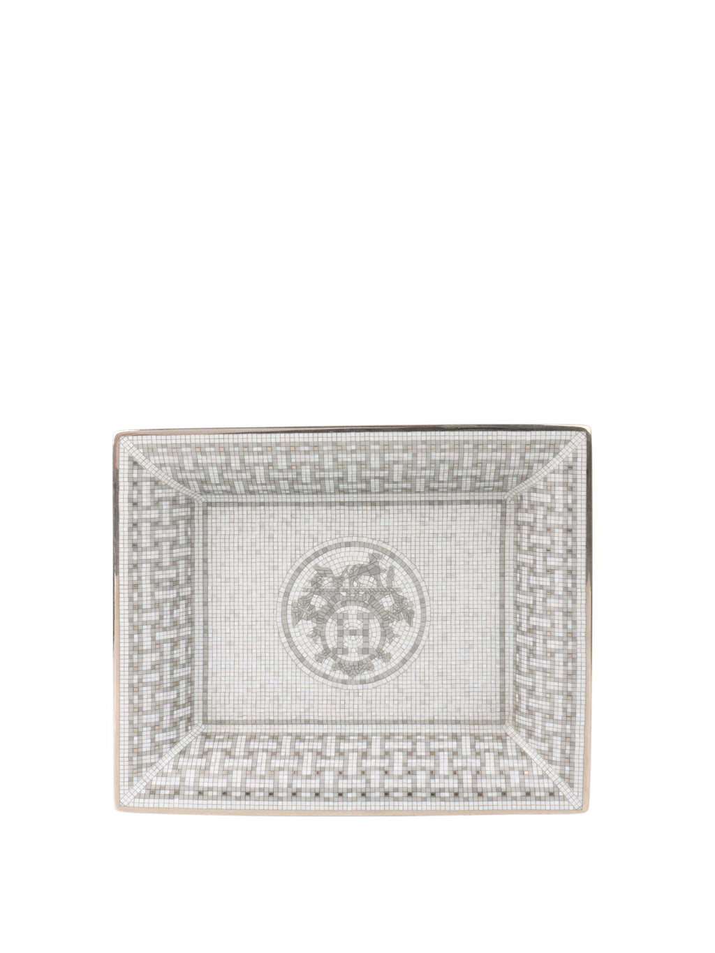 Hermes Mosaique au 24 Platinum Change Tray