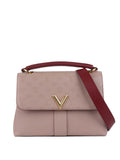 Louis Vuitton Taupe & Red Very One Handle Bag.