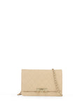 Chanel Beige Double CC Wallet on Chain LGHW