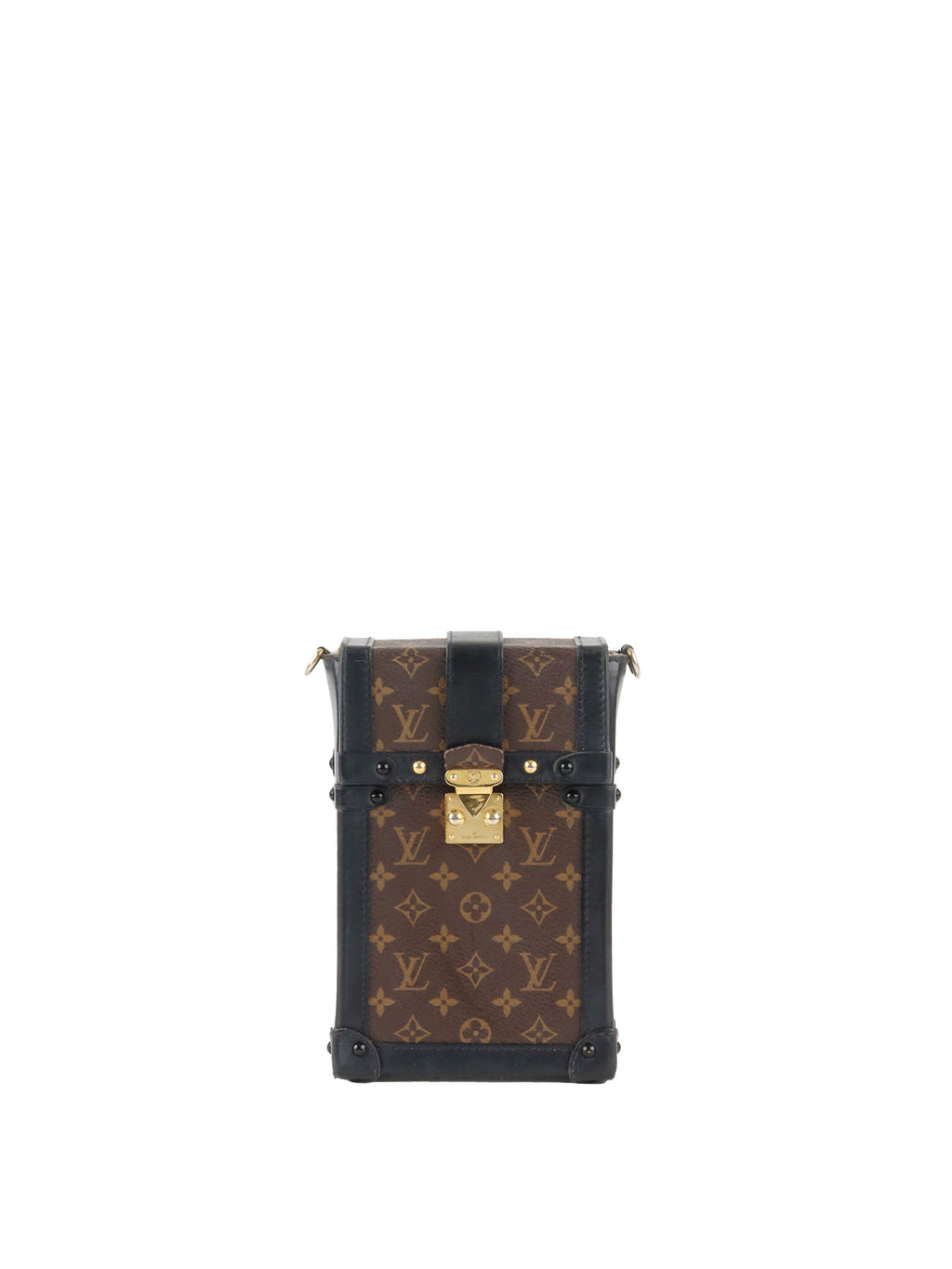 Louis Vuitton monogram Vertical Trunk Pochette.
