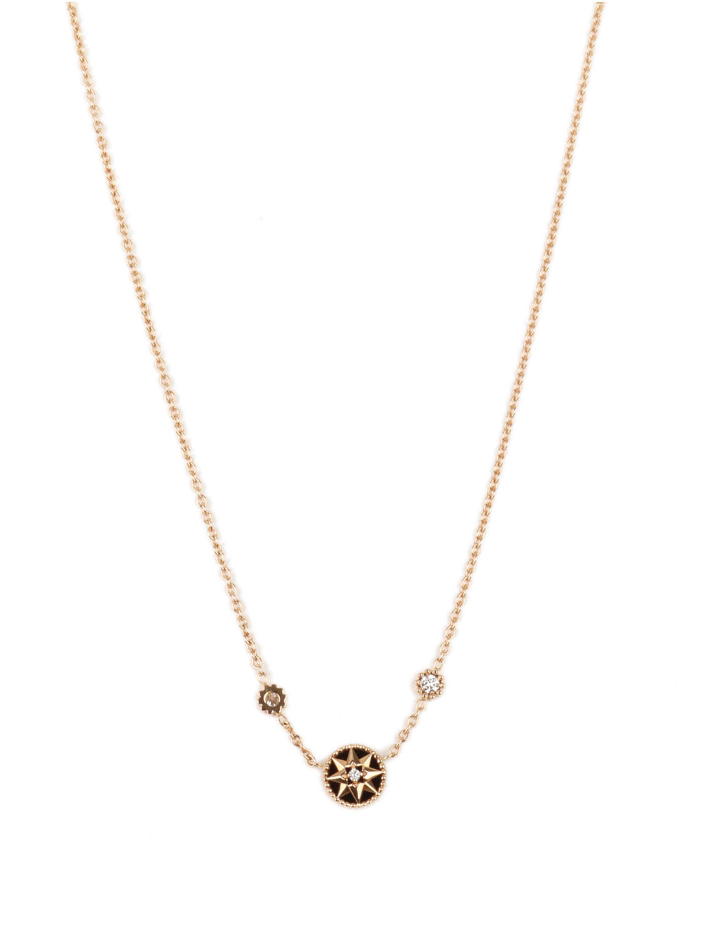 Dior Rose Gold Necklace with Star Motif.