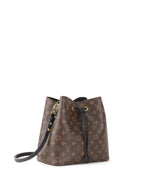 Louis Vuitton Black Monogram NéoNoé Bag.