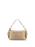 Chanel Champaign Paris Biarritz Quilted Coated Canvas Bag