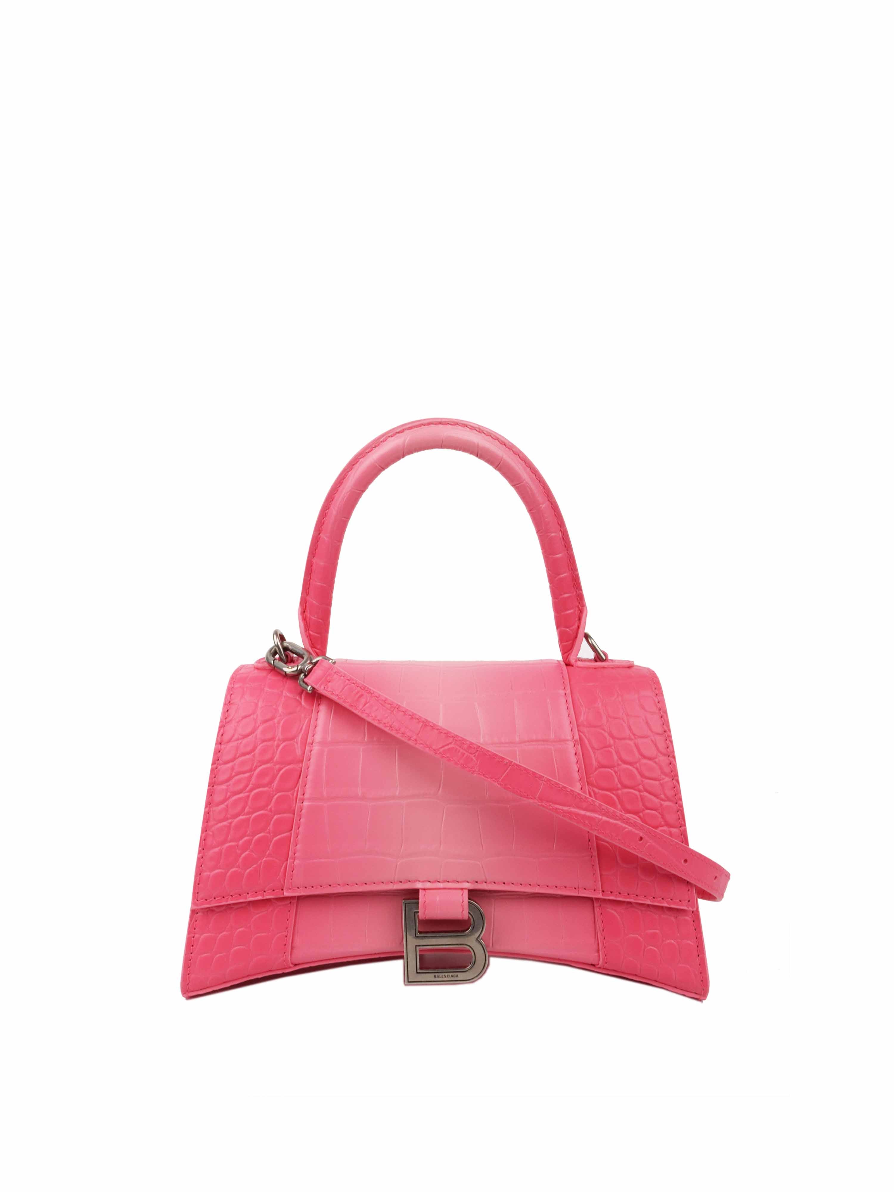 Pink croc balenciaga bag Clearance