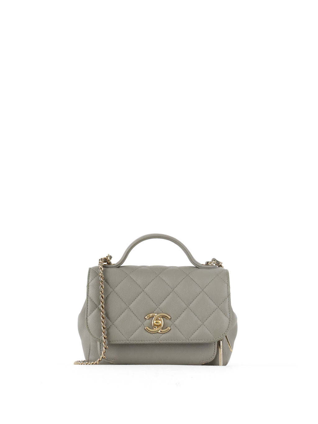 Chanel Small Grey Caviar Business Affinity LGHW