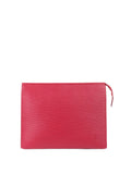 Louis Vuitton Red Epi Leather Toiletry Pochette.