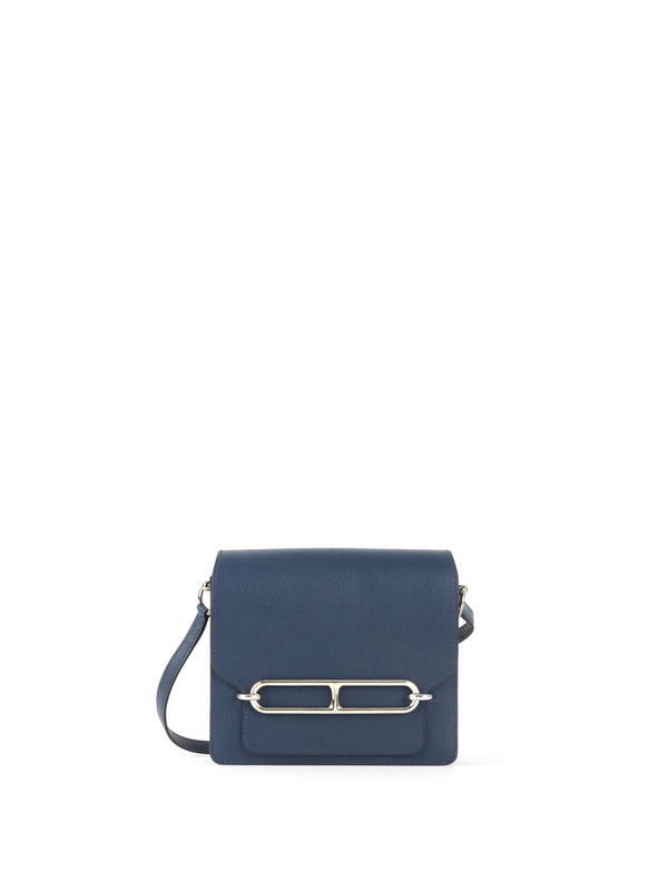 Hermes Mini Roulis 18 7L Bleu De Malte Evercolor Leather Stamp D