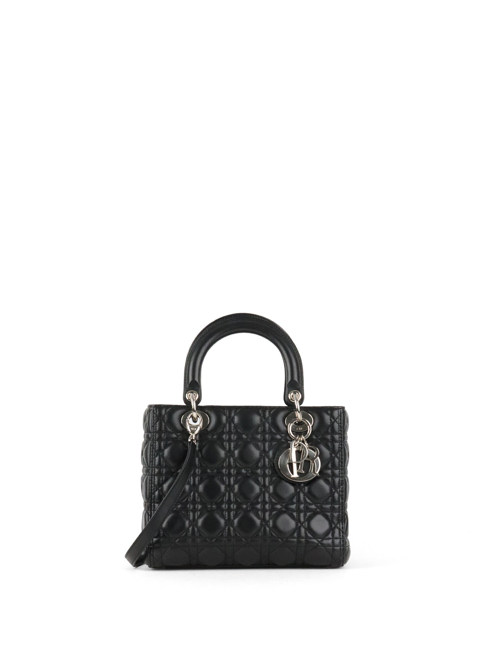 Dior Black Medium Lady Dior Bag
