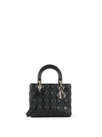 Dior Black Medium Lady Dior Bag