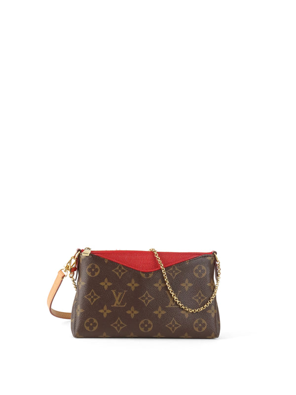 Louis Vuitton Red Pallas Clutch