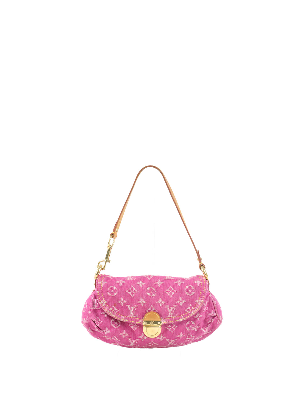 Louis Vuitton Vintage Pink Mini Pleaty Shoulder Bag