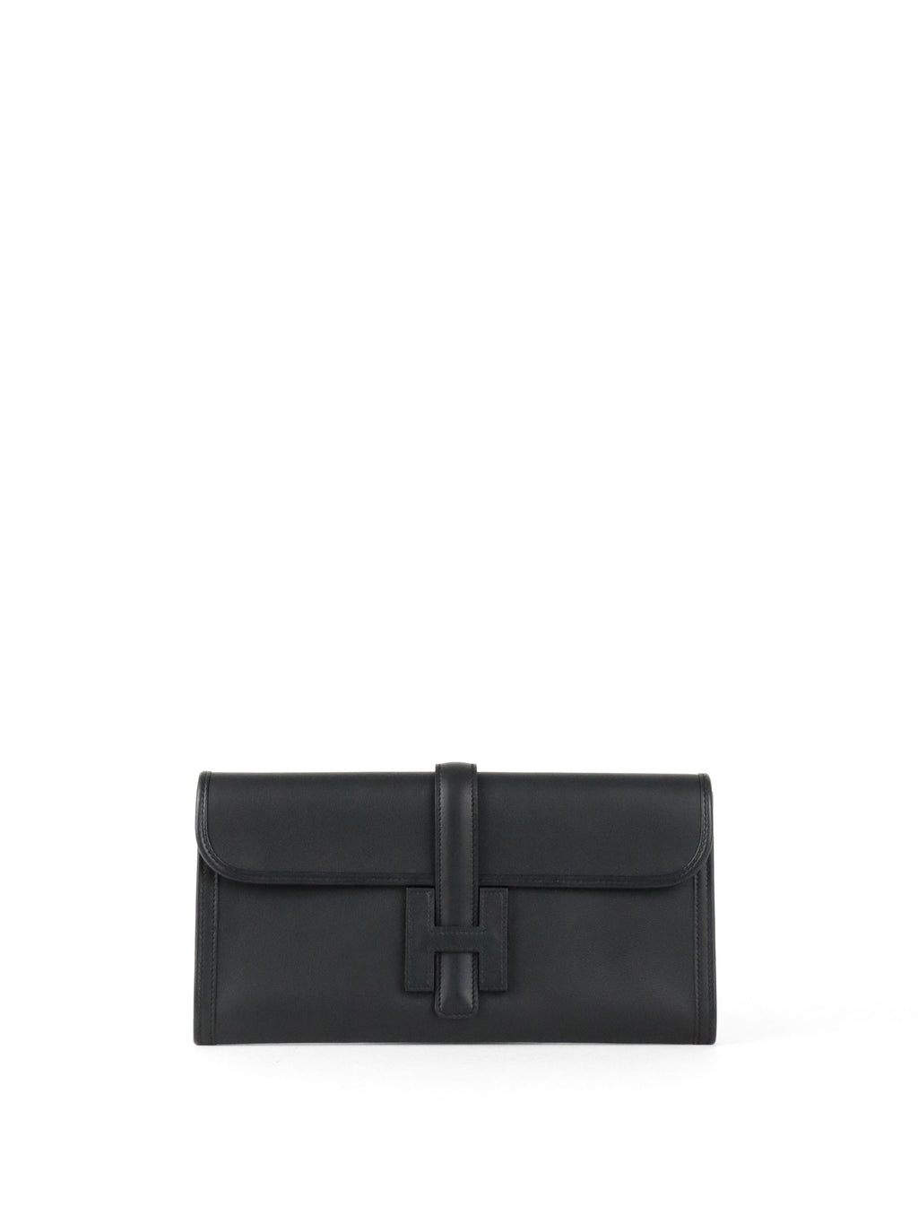 Hermes Noir Swift Jige Elan 29 Clutch