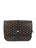 Goyard Black Belvedere MM Bag.