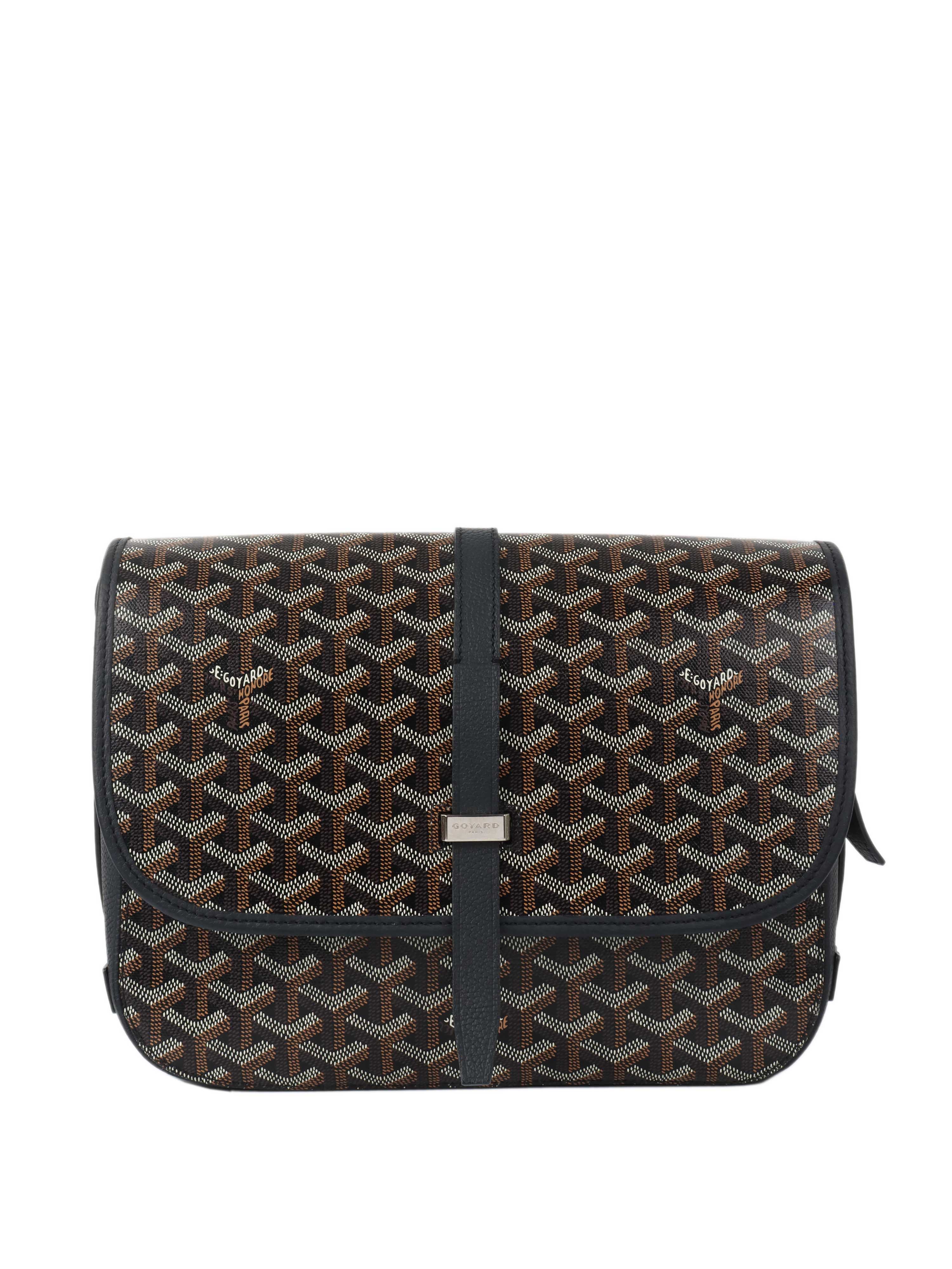 Goyard Black Belvedere MM Bag.