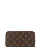 Louis Vuitton Monogram Zippy Long Wallet.