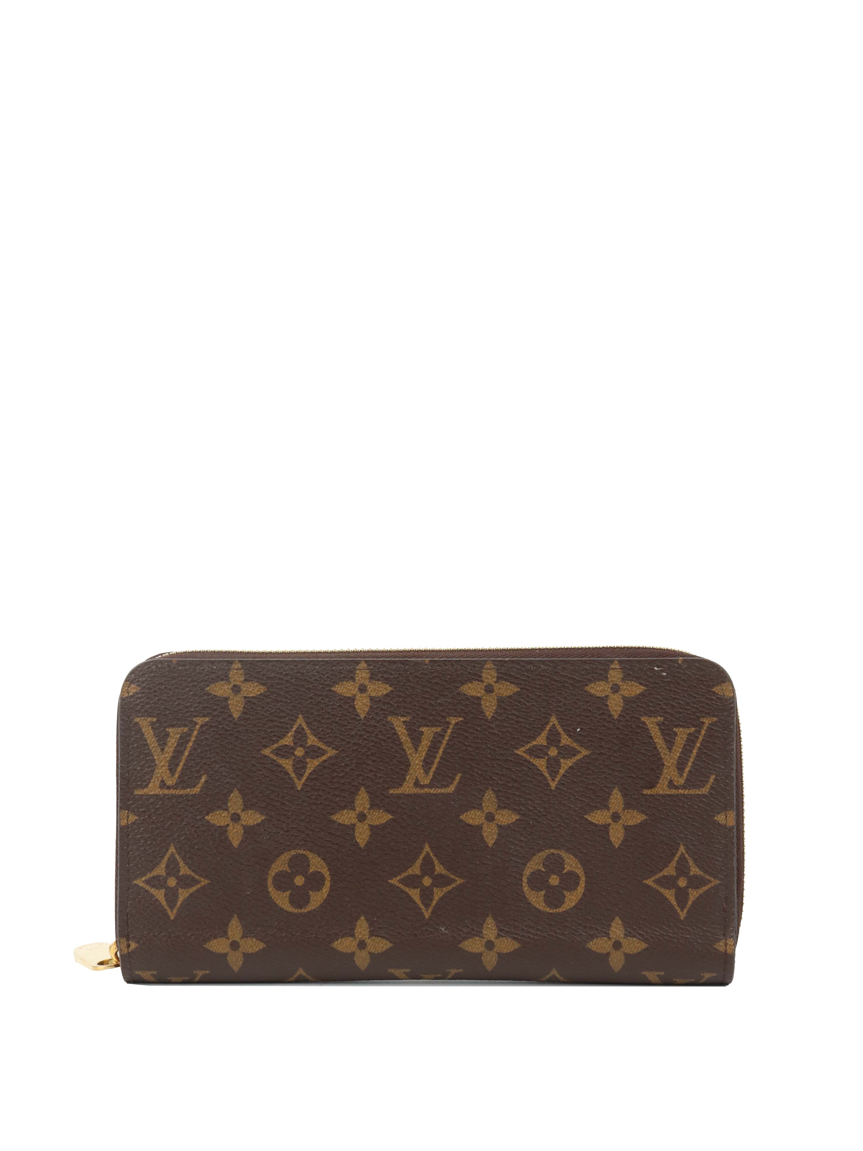 Louis Vuitton Monogram Zippy Long Wallet.