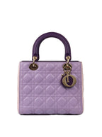 Dior Purple Lambskin Limited Edition Lady Dior.