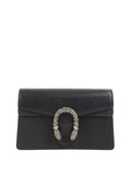 Gucci Black Super Mini Dionysus Bag.