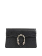 Gucci Black Super Mini Dionysus Bag.