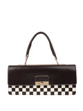 Louis Vuitton Black & White Chess Board Clutch.