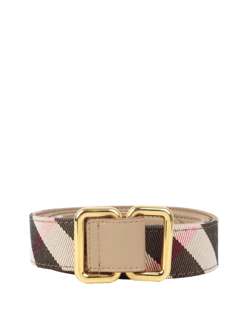 Burberry Signature Check Reversible Belt.