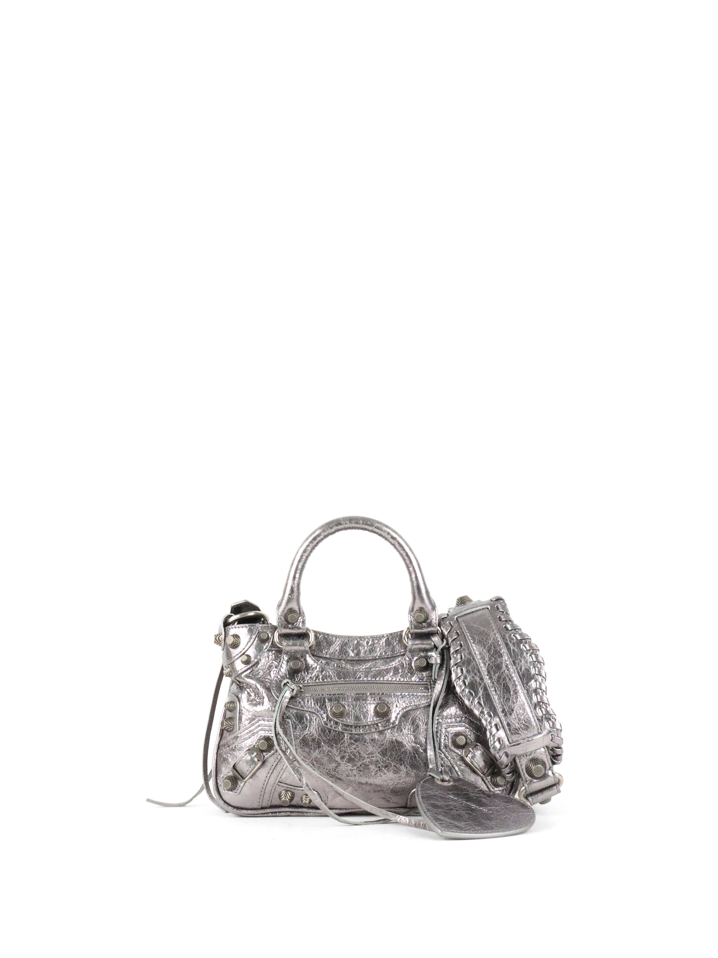Balenciaga Mini Steel Grey Le City Bag