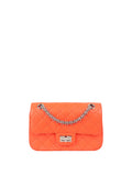Chanel Small Bright Orange 2.55 Bag SHW.