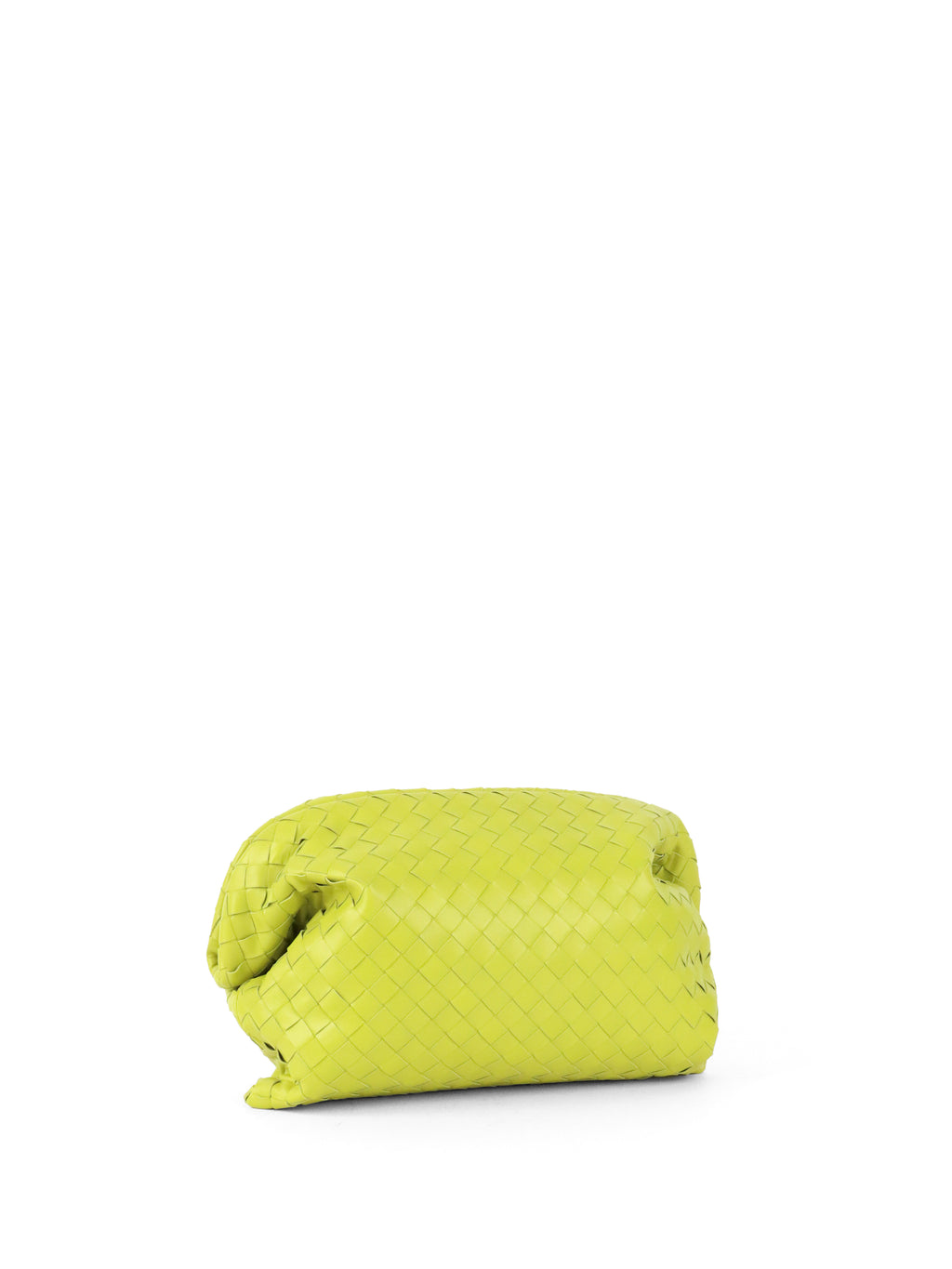 Bottega Veneta Green Kiwi Intrecciato Clutch