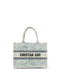 Dior Medium Blue Brocart Book Tote