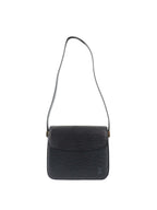 Louis Vuitton Black Bucci Epi Leather Shoulder Bag.
