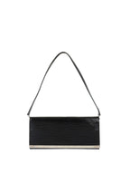 Louis Vuitton Black Patent Epi Clutch with Shoulder Strap.