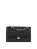 Chanel Black Caviar Jumbo Classic Flap SHW