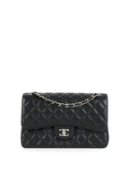 Chanel Black Caviar Jumbo Classic Flap SHW