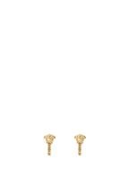 Versace Medusa Gold Plated Huggie Hoop Earring