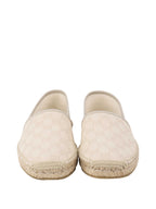 Gucci Mens GG Cream Espadrilles.