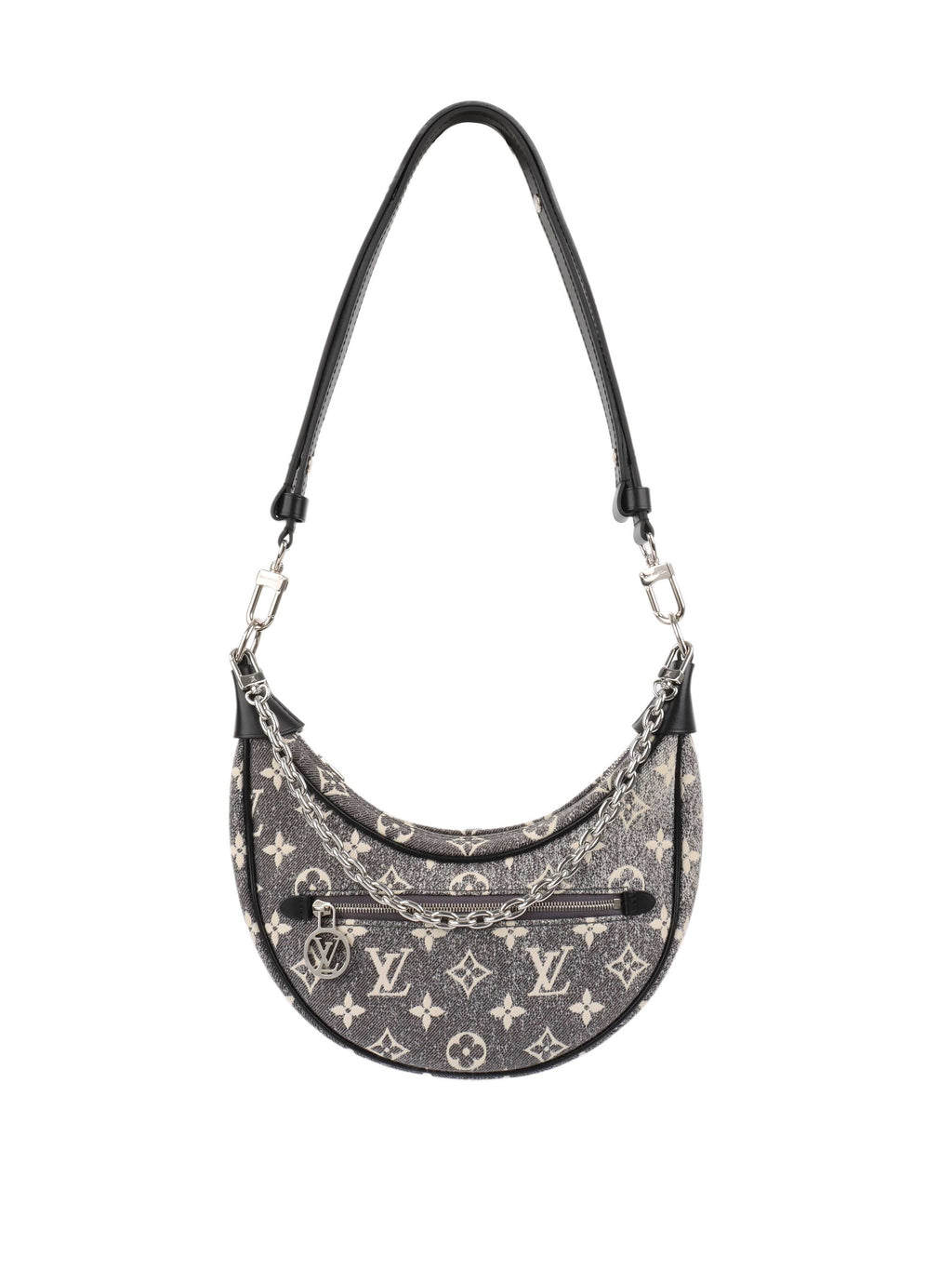 Louis Vuitton Black Denim Loop Bag.