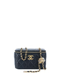 Chanel Lambskin Quilted Small Vanity Case
