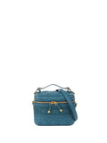 Dior Deep Blue Travel Vanity Case with Shoulder Strap.