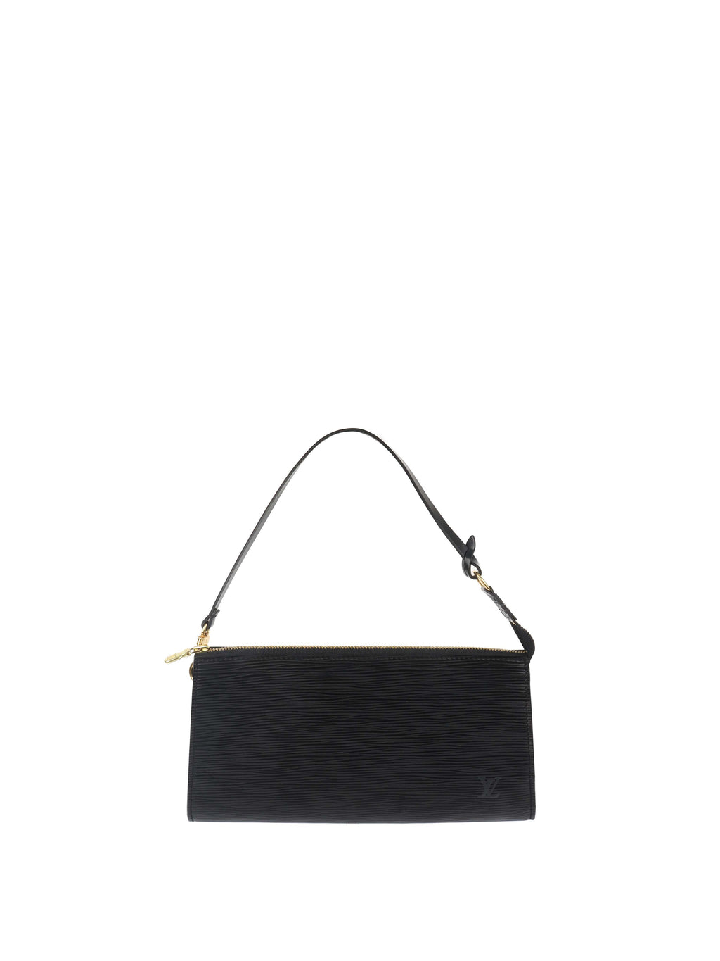 Louis Vuitton Black Epi Leather Pochette Accessoires.