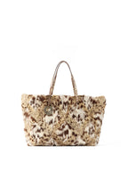 Fendi Brown/Cream Lynxcat Tote Bag