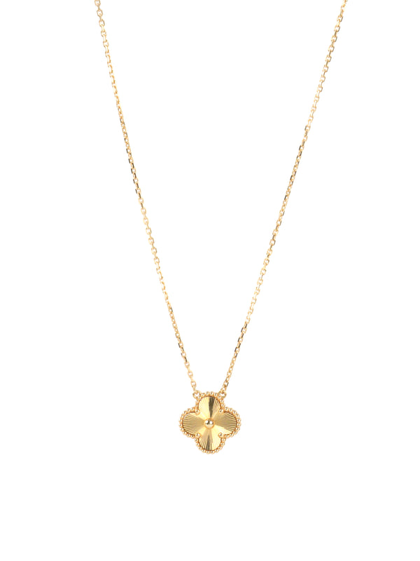 Van Cleef & Arpels Yellow Gold Vintage Alhambra Pendant
