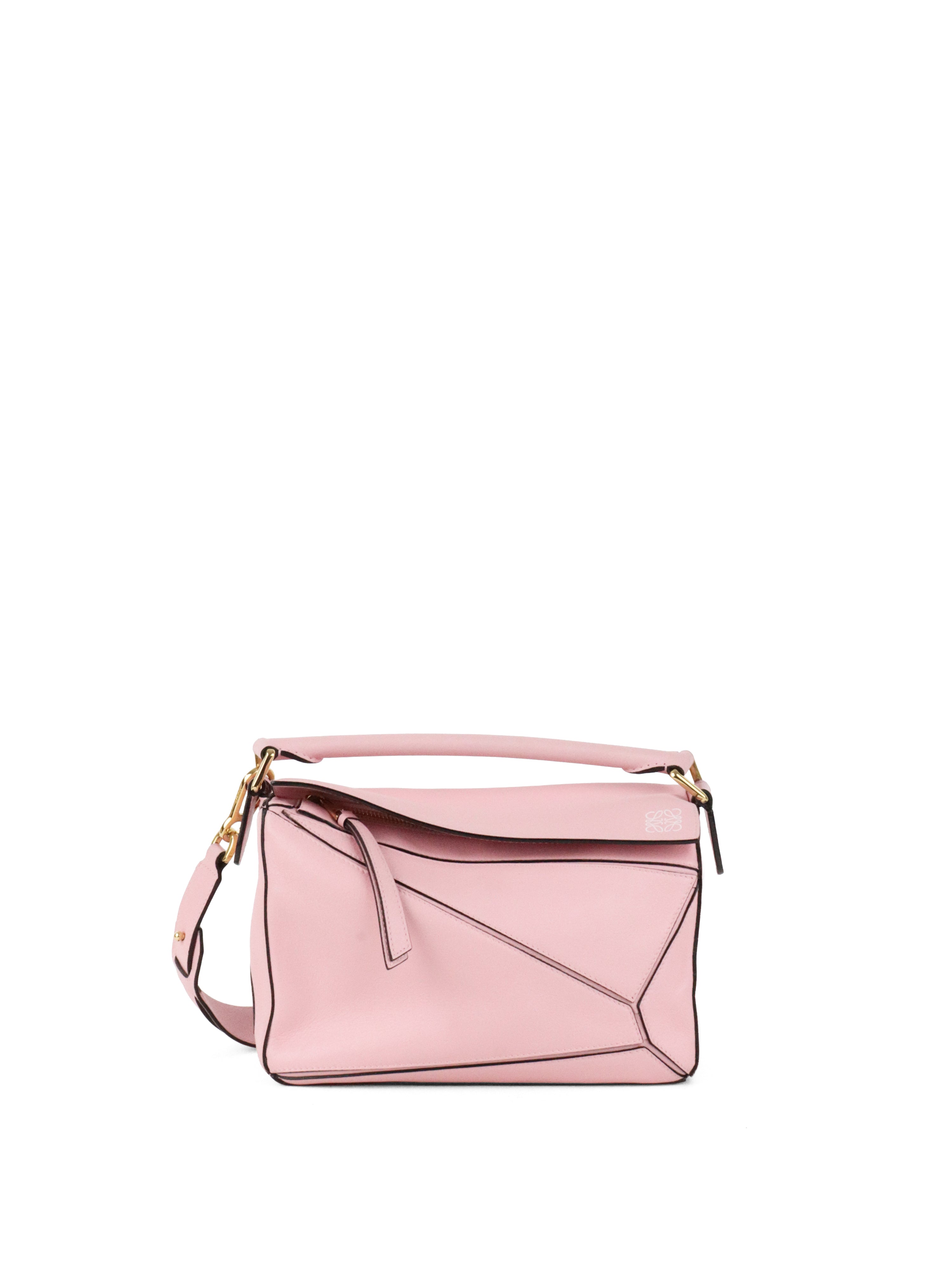 Loewe Small Soft Pink Puzzle Bag
