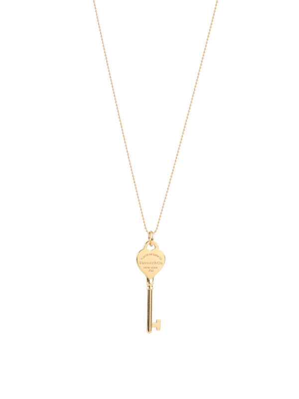 Tiffany & Co Rose Gold Return to Tiffany Key Necklace